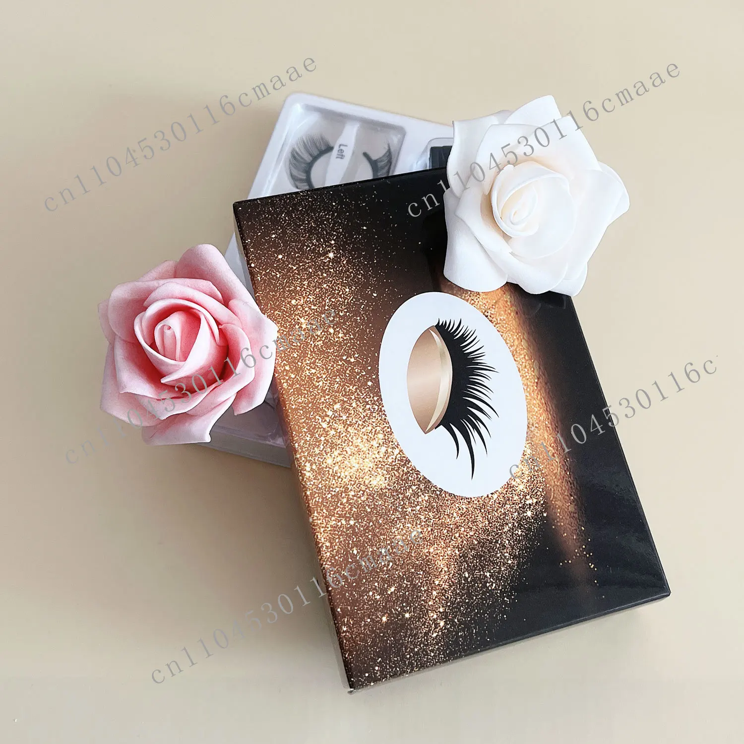 Suitable for magnetic false eyelash set and set different styles of 8D magnetic eyelash strap magic applicator