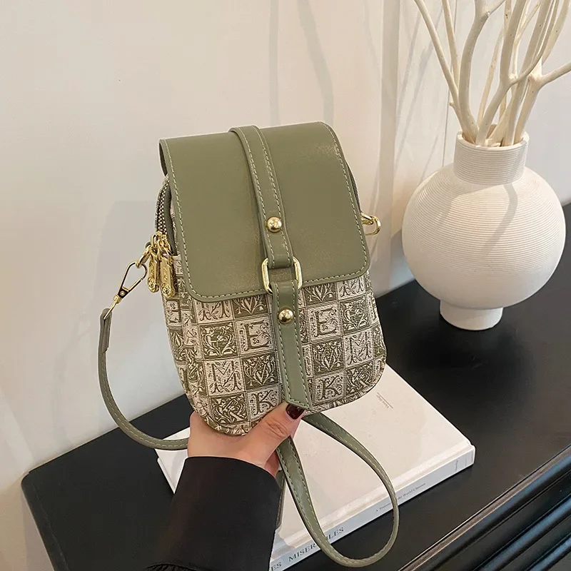 

Oxford Fabric Retro Print Tote Bag - 2025 Large Capacity Multi-Compartment, Handheld/Crossbody Shopping Bag