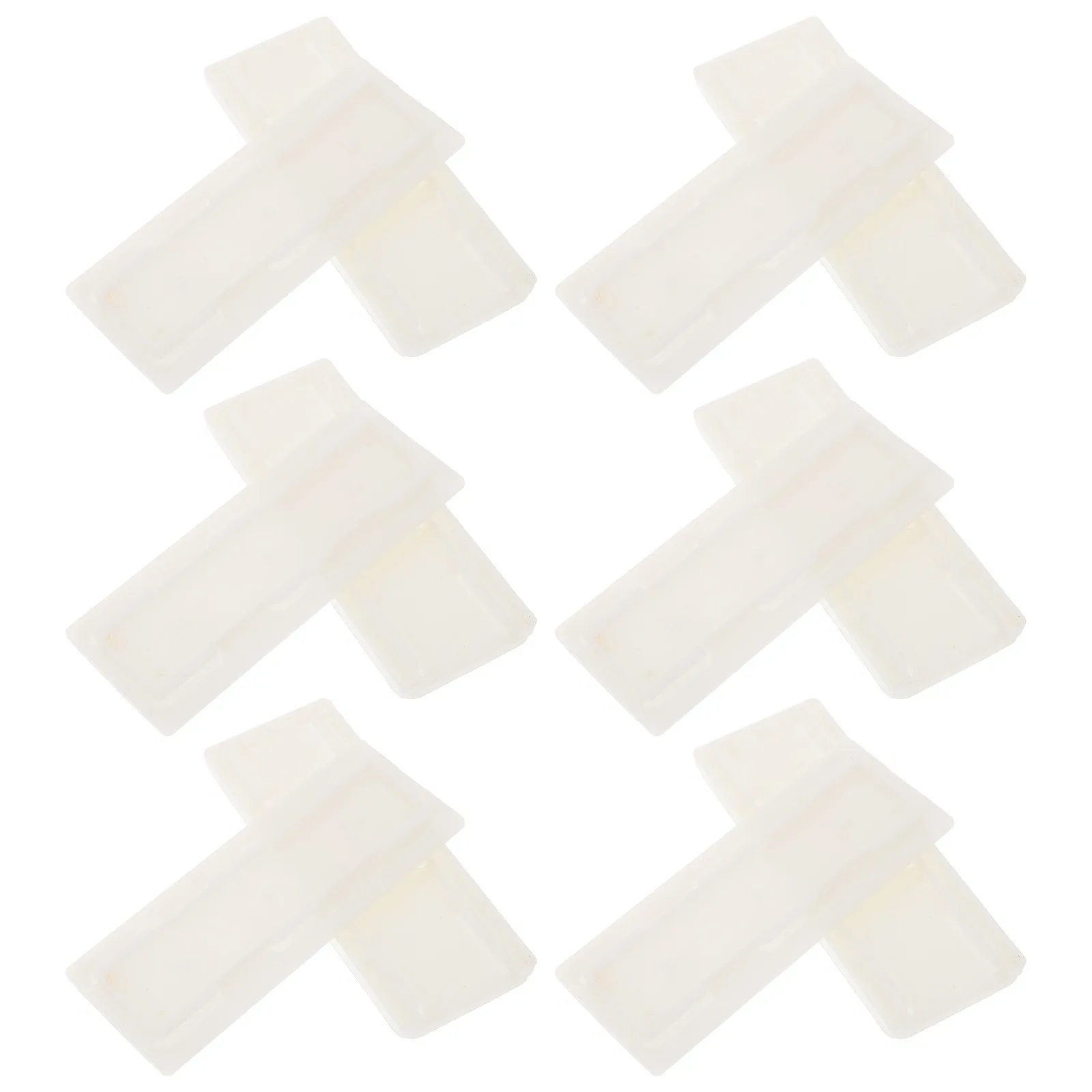6Pcs Punch Strip Holder Self-Adhesive Wall Fixer Socket Hook Organizer for Router Remote Controller Adapter
