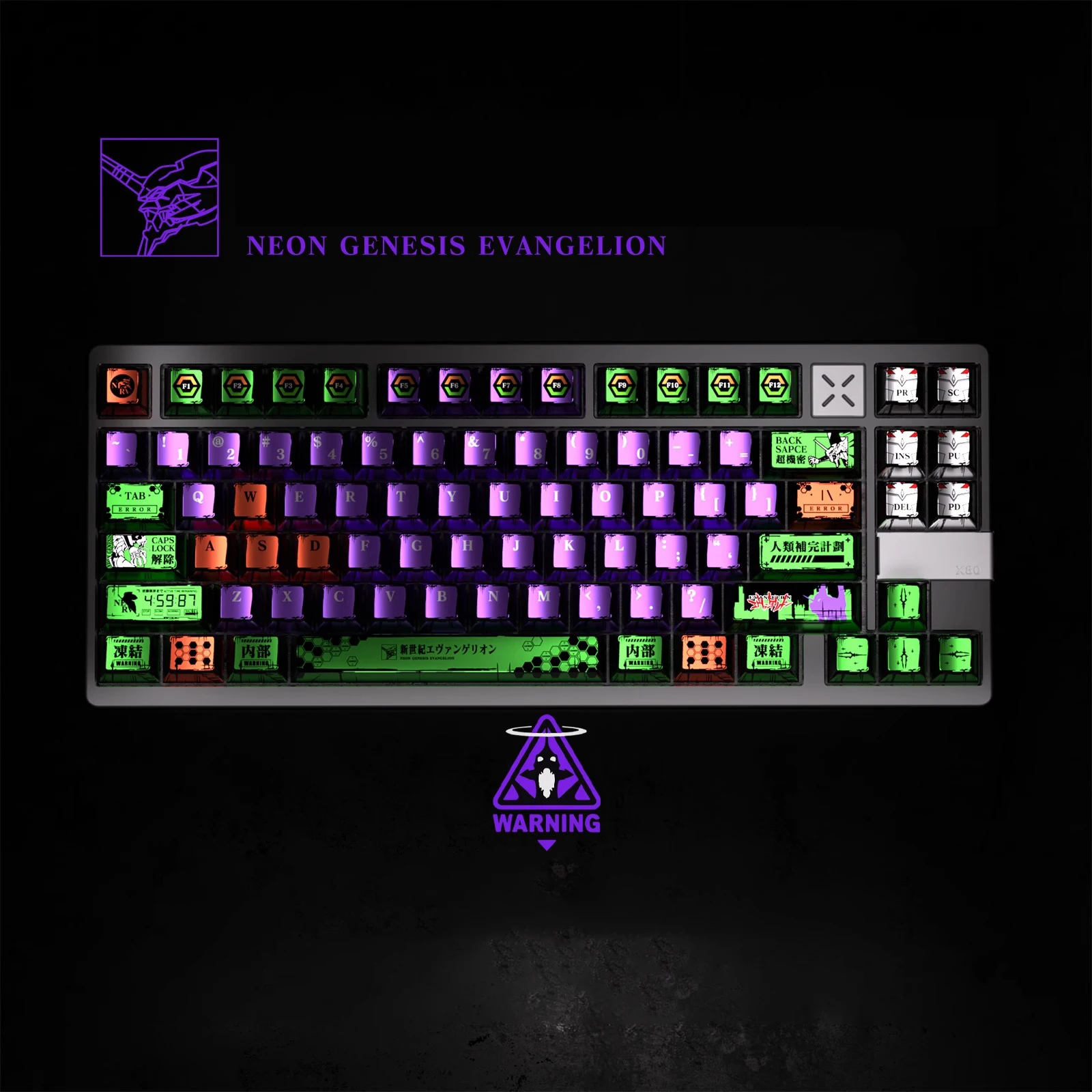 

Колпачки для клавиш с металлическим покрытием, вишневый профиль, 128 клавиш, 5-сторонние колпачки для клавиш из ПБТ с сублимационной краской для переключателей Cherry MX, механическая клавиатура