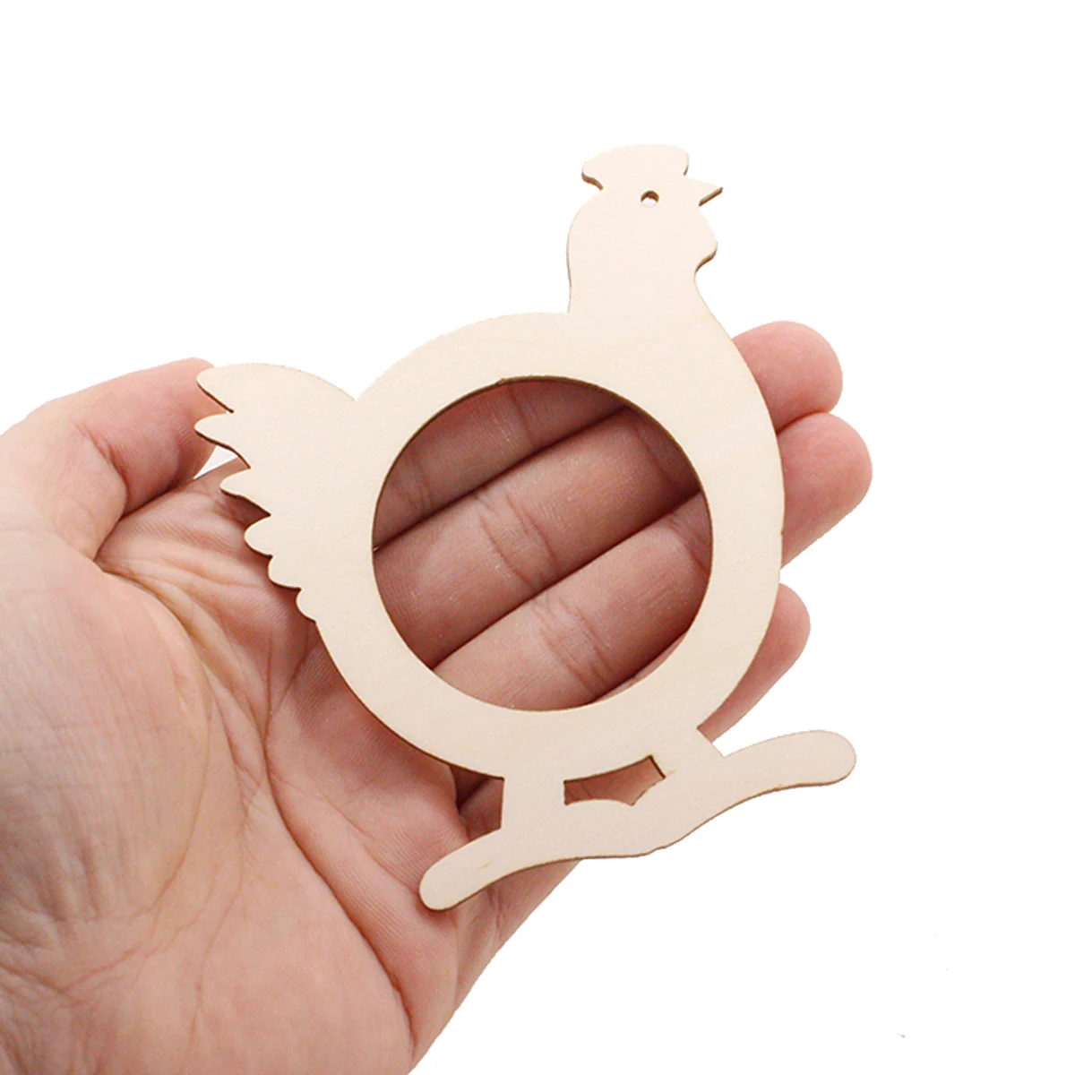 

20pcs Wooden Napkin Rings Hen Shape Party Wedding Dinner Napkin Holders Towel Buckles Decorative Kitchen Bar Accessories