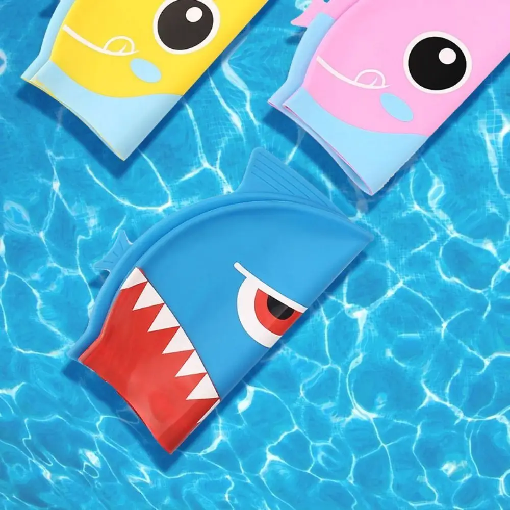 

Водонепроницаемый высококачественный мультяшный узор динозавра для длинных волос, защита ушей, шапочка для плавания, эластичная шапка, шапочка для бассейна, шапочка для плавания