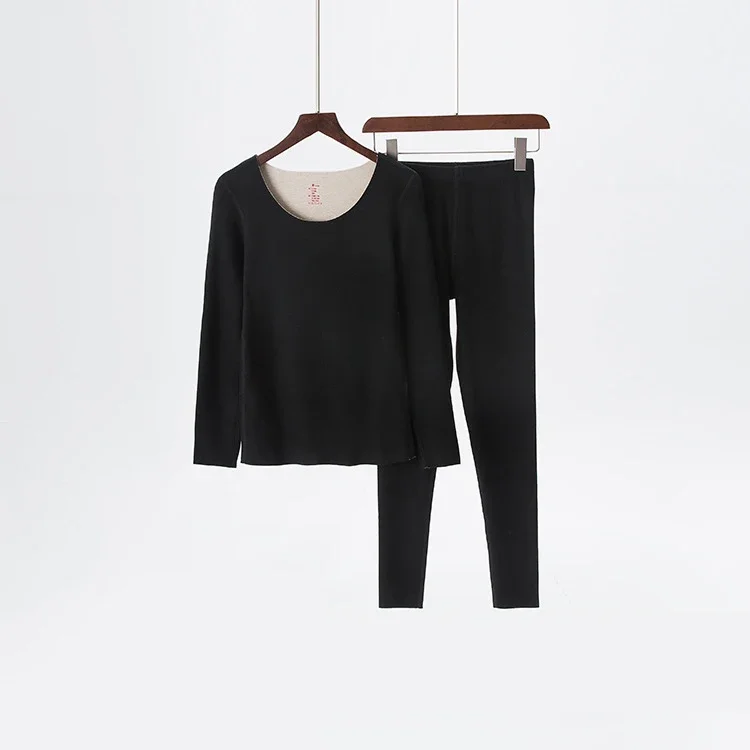 Darlon – ensemble deux pièces épais pour femme, vêtements et pantalons, sous-vêtements thermiques à manches longues, nouvelle collection automne et