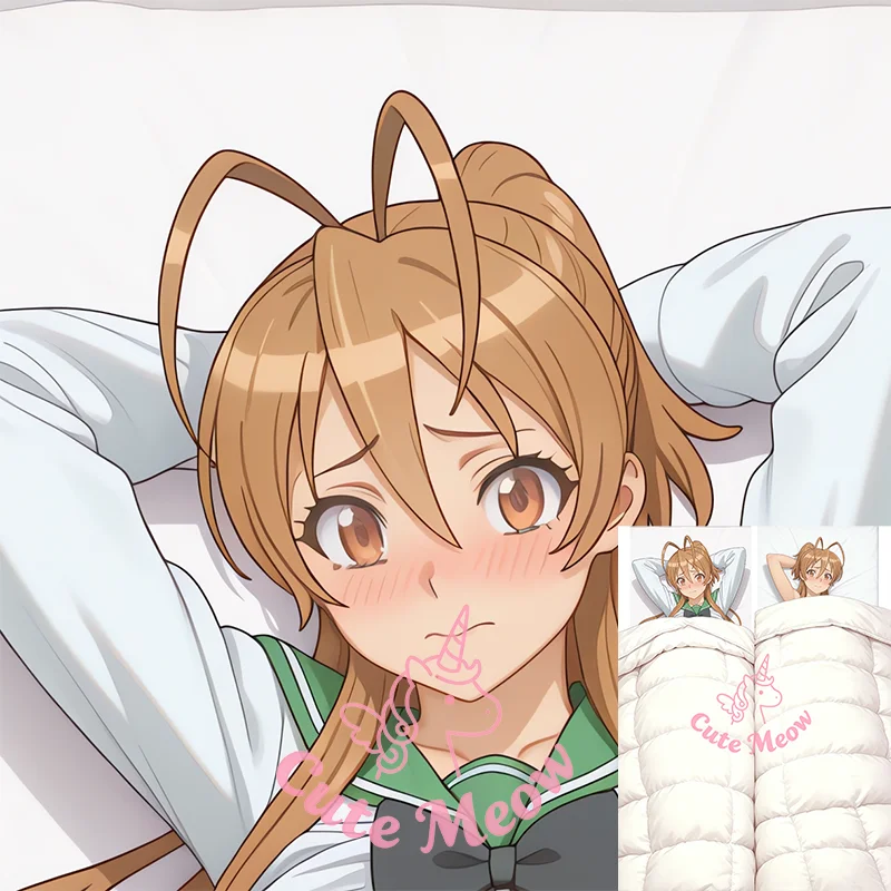 Rei Miyamoto Dakimakura anime DIY girl Double-sided Print Life-size body pillows cover Adult pillowcase