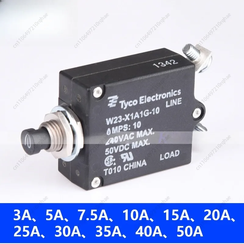

Для Tyco TE W23-X1A1G-3 5A7.5A10A15A20A25A30A40A50Amps автоматический выключатель UL