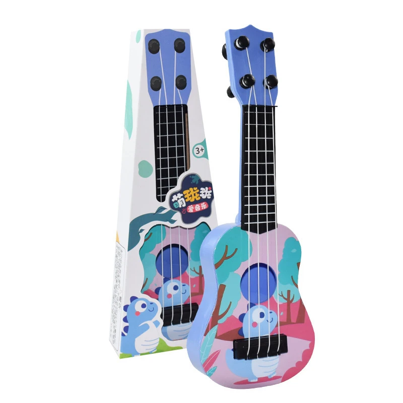 Mini Ukulele Guitar Toy Skill Improving Classical Early Educational Musical Instrument For Boys Girls Children Baby Xmas Gifts