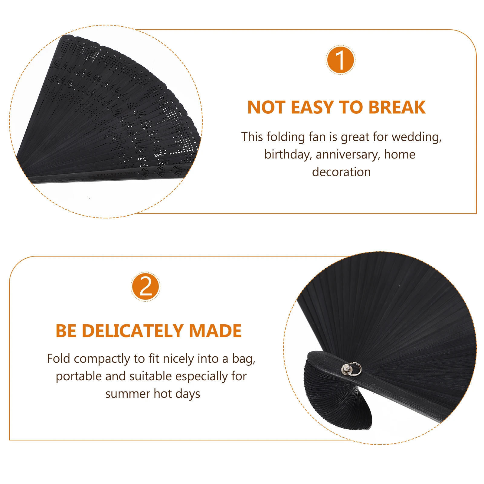 

Bamboo Folding Fan Hand Fans for Women Vintage Travel Gift Chinese Dance Fans Portable Summer Wedding Accessories