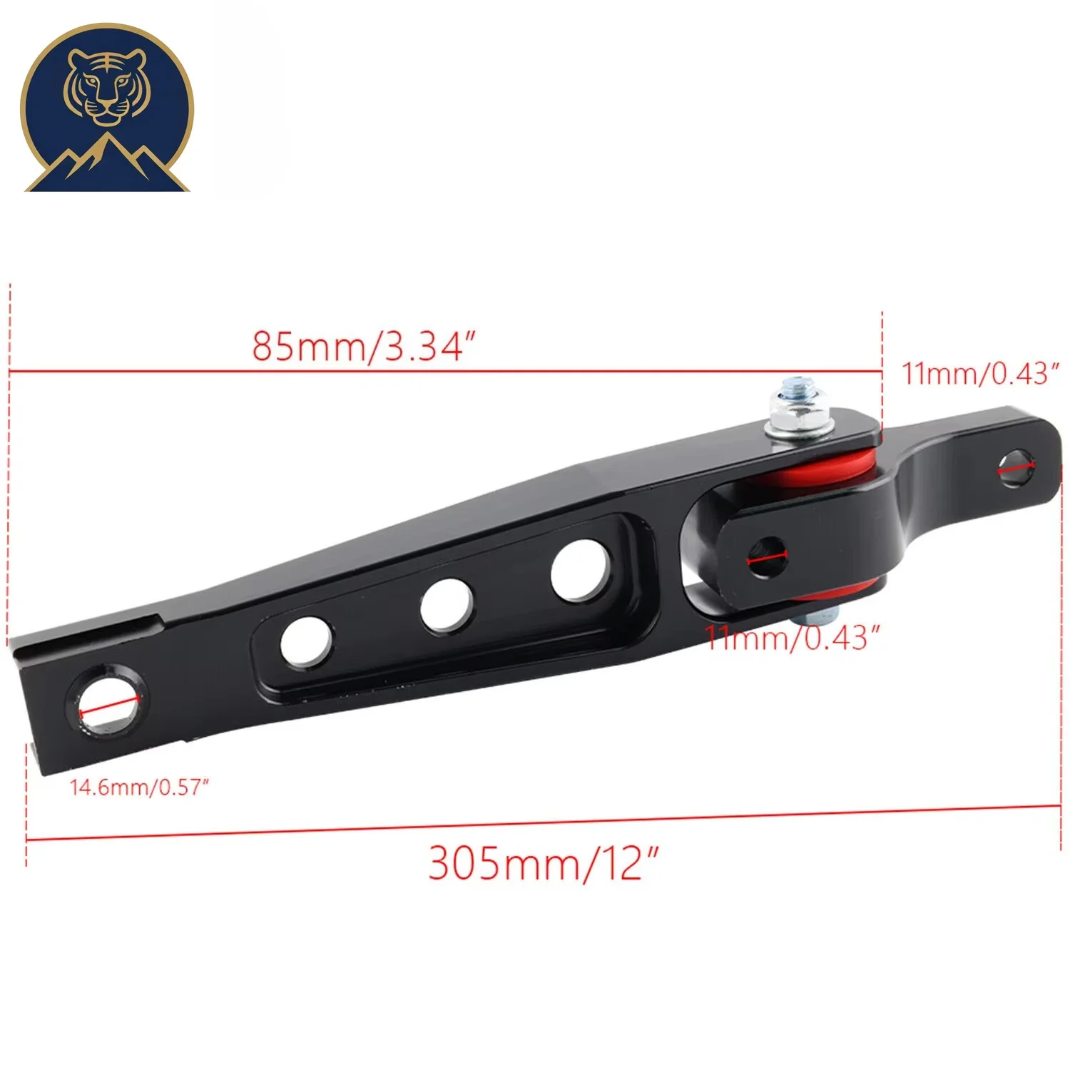 Drivetrain Reinforcement Spherical Pendulum MQB Dogbone Mount Insert For VW Mk7 Golf R GTI 15+ 5Q0198037C