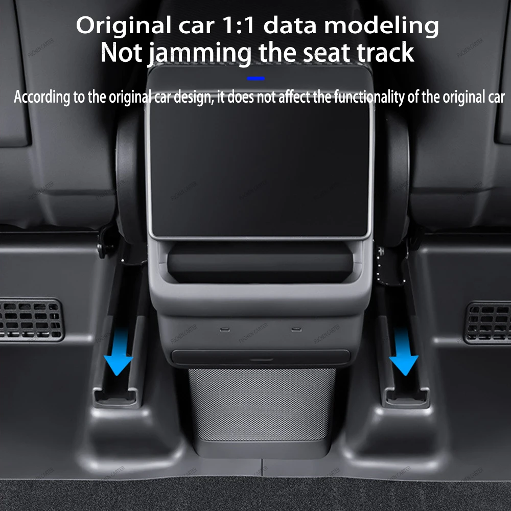 2 4 6 Pcs For Tesla Model YL TPE Under Seat Corner Guard Seat Slide Rails Protector Cover Anti-Kick Decor Flocking Accessories