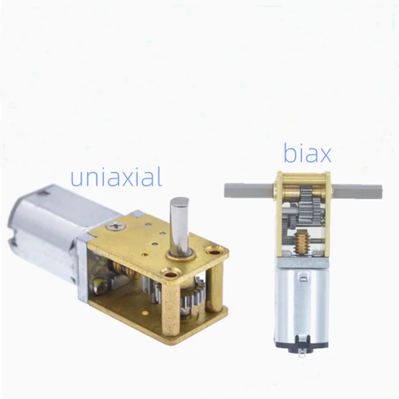 Worm Gear 1218-N20 Intelligent Car with Deceleration Motor 3V/6V/12V Micro DC Gear Low-Speed Motor Biax 15RPM 30RPM 60RPM 53RPM