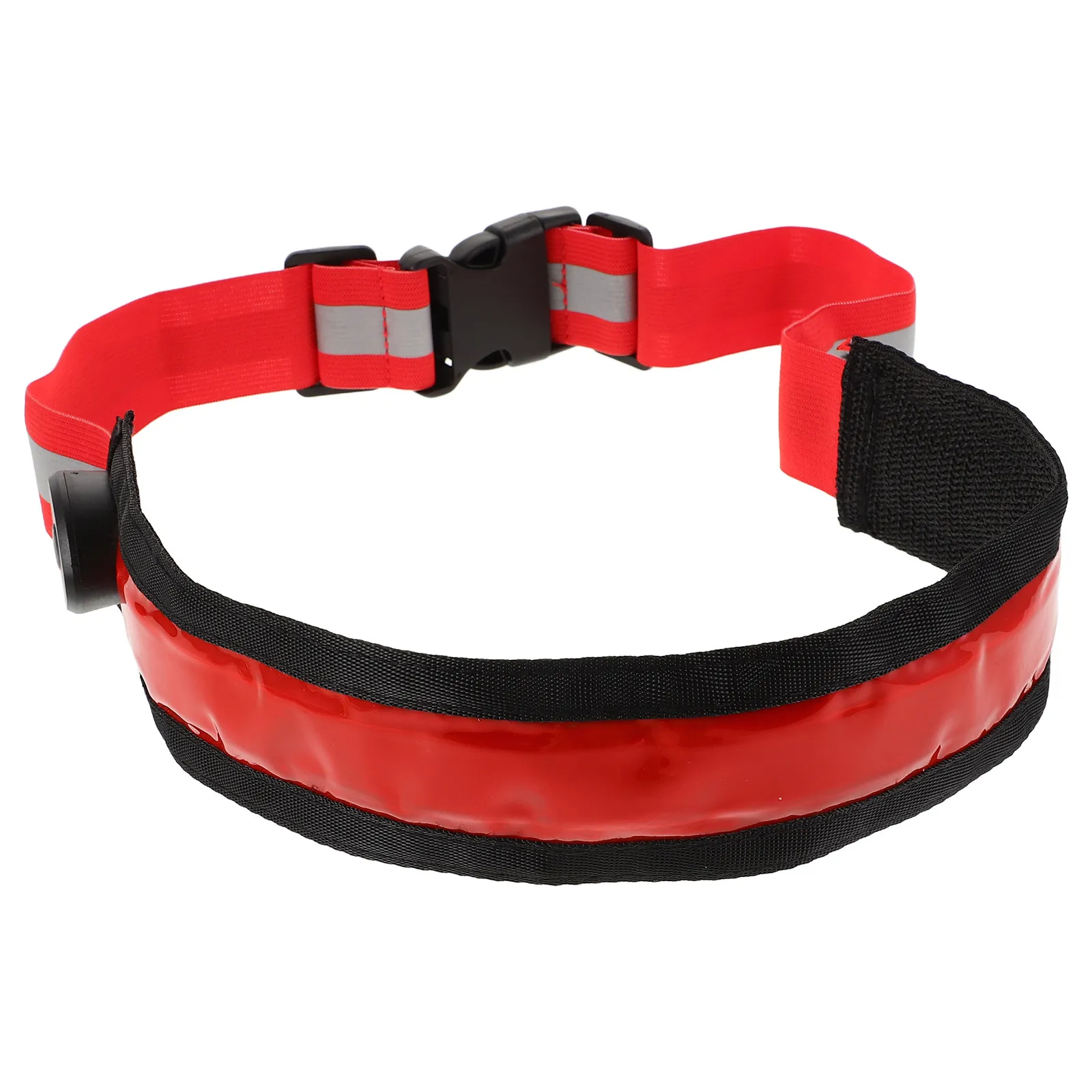 2Pcs Rechargeable LED Reflective Belt Adjustable Night Running Safety Gear High Visibility Light Up for Walkers Cyclists