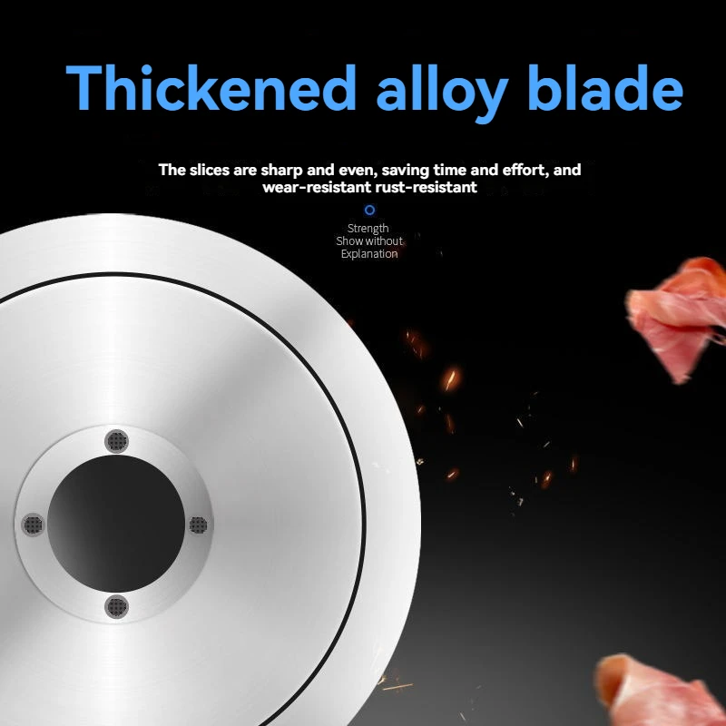 New Frozen Meat Slicer Ful Automatic Commercial 12/13 Inch Beef and Mutton Slices Hotpot Restaurant Meat Slicer