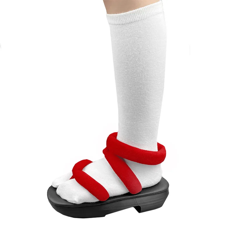 Women's Soft Sole Straw Geta Sandals – Budget Alternative for Cosplay Shoes, Japanese Stage Footwear Accessories