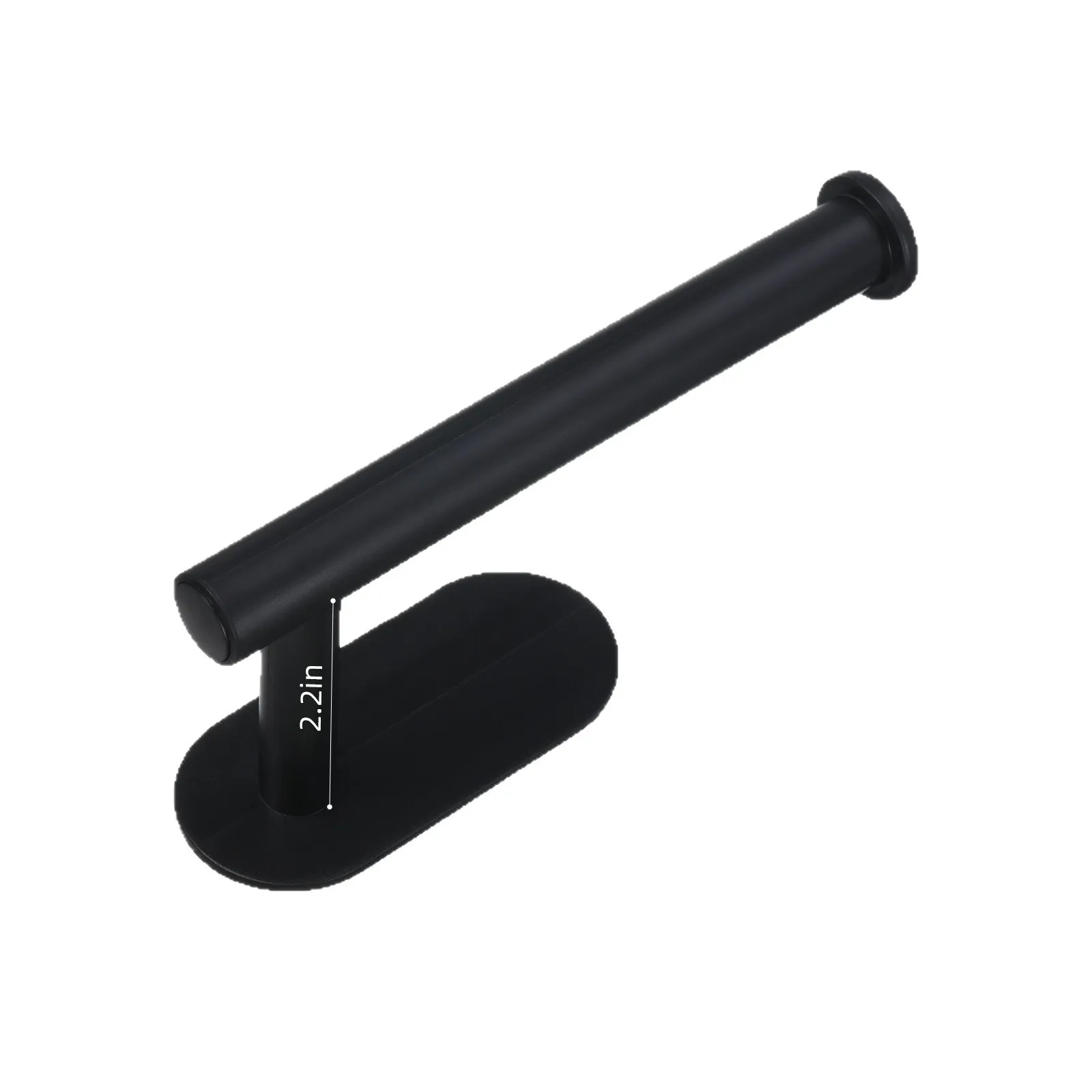 Homefish Stainless Steel Adhesive Toilet Paper Holder Waterproof Tissue Hanger Bathroom Accessory Paper Towel Holder image 6