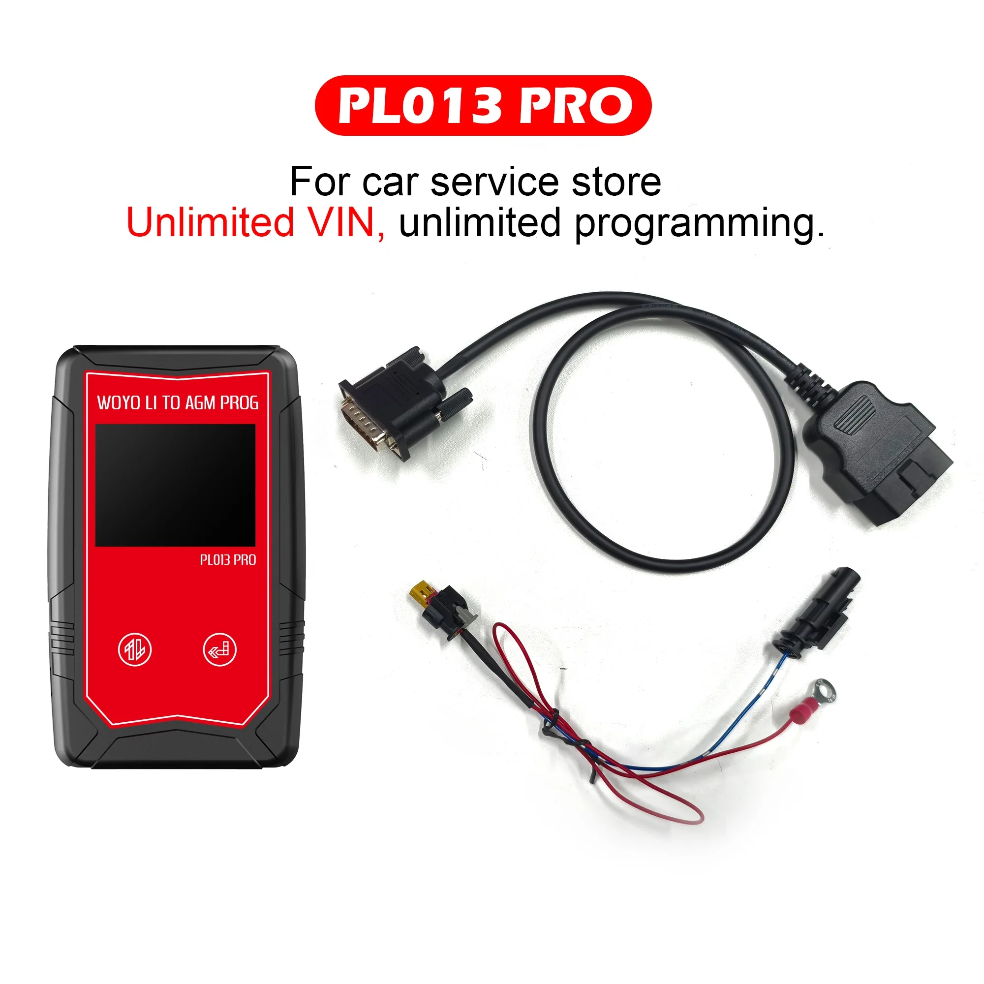 WOYO PL013 PRO for Porsche Cayenne Replace Lithium to AGM Battery Modify Programmer Unlimited VIN Unlimited Programming Tools