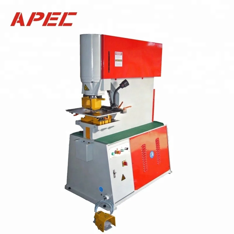 APEC Single Head Hydraulic Punching Machine for Aluminium Seal Metal Hole Puncher Iron Worker