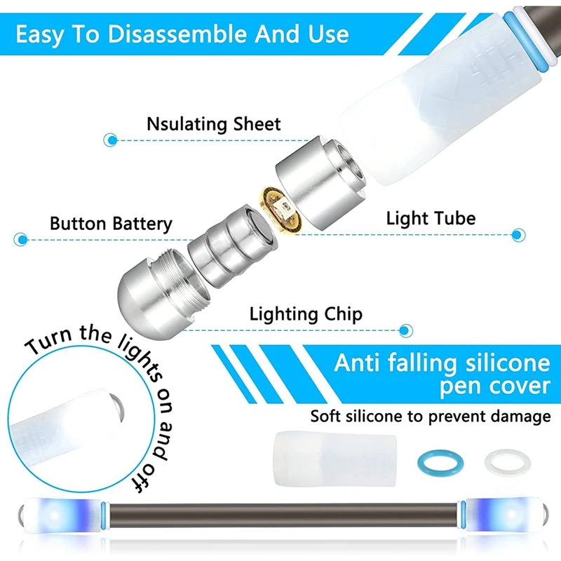3 قطع قلم دوار، قلم إصبع للألعاب، قلم دوار للطلاب، مثل قلم تململ، أقلام دوارة للإصبع للطلاب والأطفال