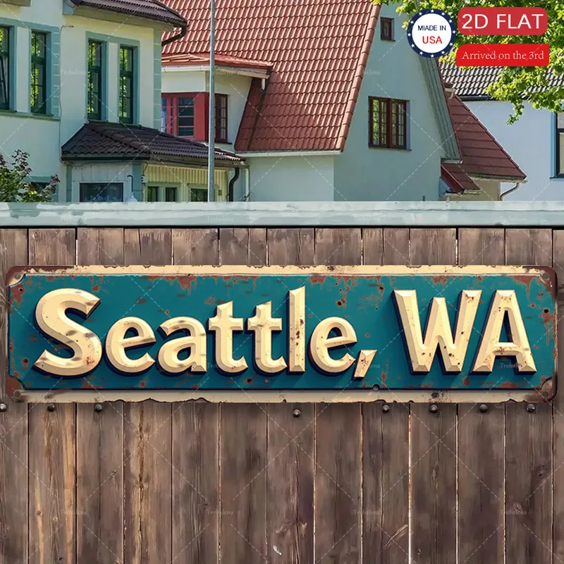 1Pc Metal Sign, 4X1…