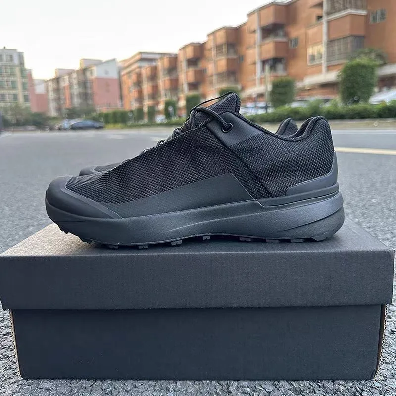 Scarpe da ginnastica leggere e resistenti all'usura da uomo, comode scarpe da corsa antiscivolo per sci di fondo, scarpe da corsa con piattaforma per esterni