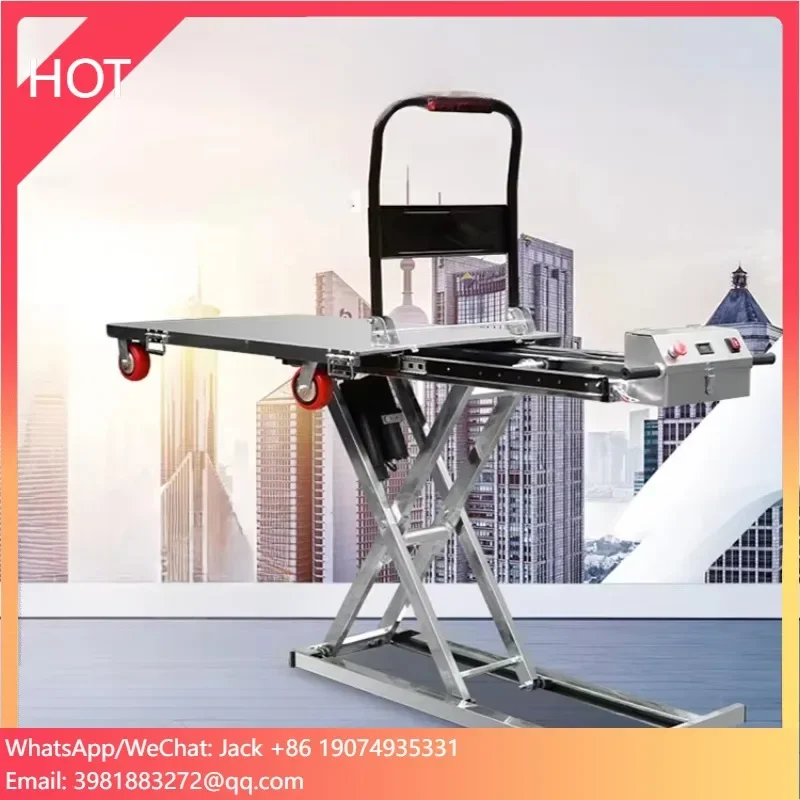 

Wendy New Product 2024 Mobile Portable Scissor Lift Tables Hydraulic Lifting Handcart Scissor Hydraulic Lift Trolley For Sale