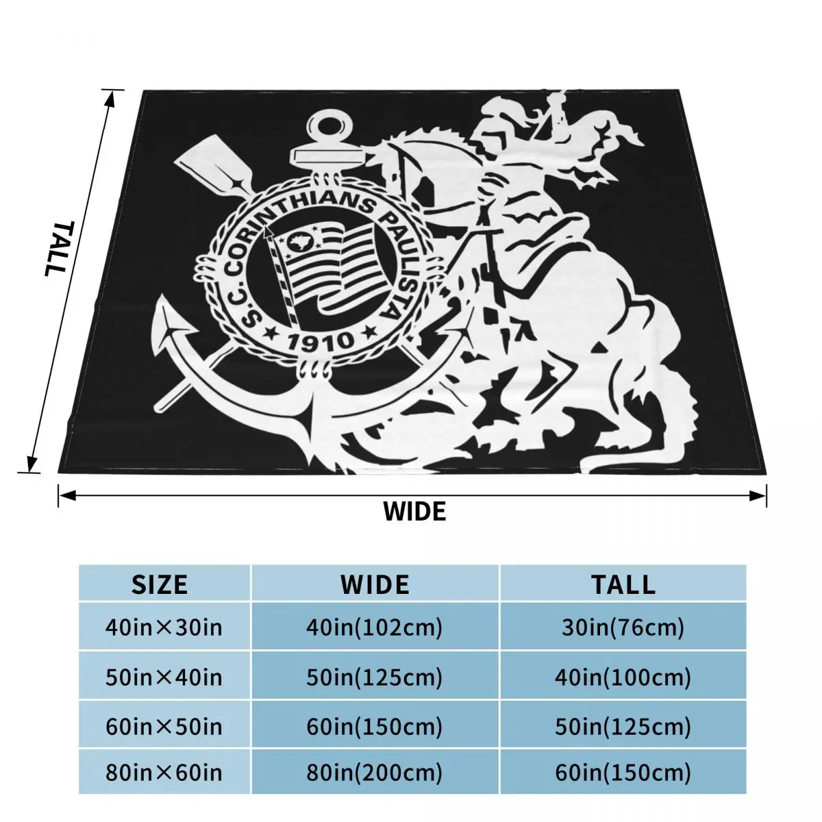 Corinthians Paulista Brasil Football Blanket Bedspread On The Bed Quilt Bedspreads For Double Bed