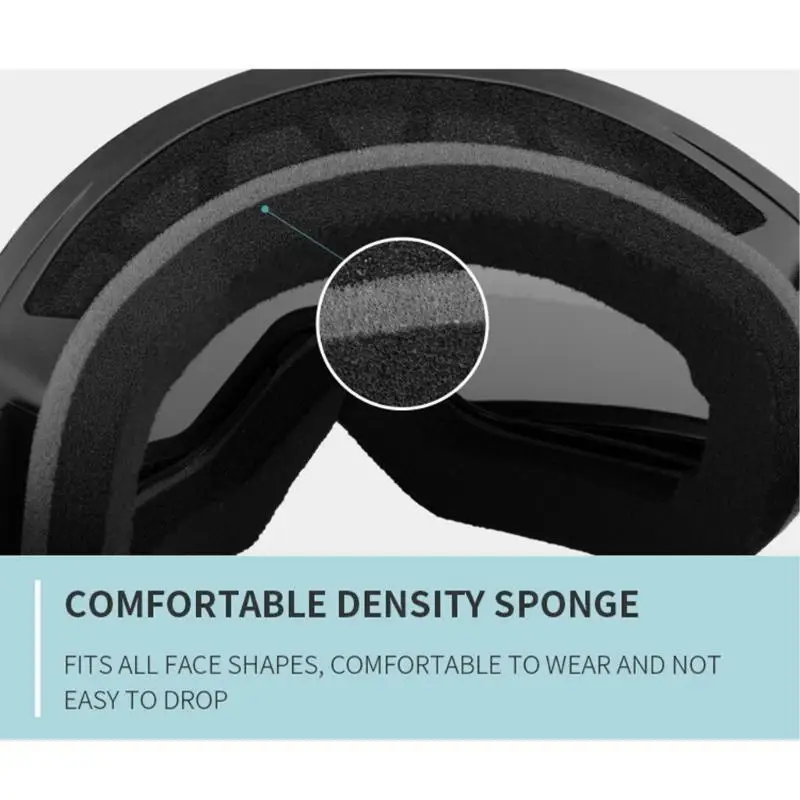 

652F Outdoor Ski Goggles for Women Men, Fog Resistant Motorcycle Skiing Snowboarding Goggles, Outdoor Sports Ski Glasses