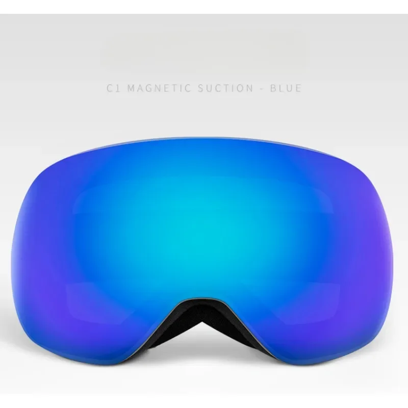 Gafas de esquí magnéticas PRIME para hombres y mujeres, lentes de cambio rápido de 1 segundo, capas dobles, antivaho, Snowboard, gafas de esquí