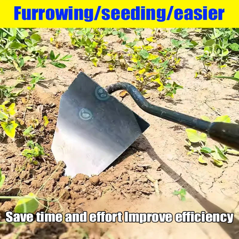 Manganese steel triangular hoe pointed and thickened agricultural ploughing