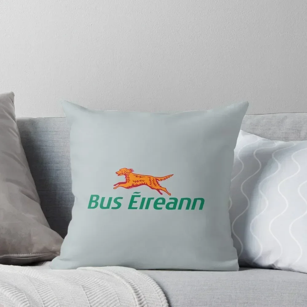 

Irish Bus Eireann logo Throw Pillow Christmas Pillows christmas supplies ornamental pillows Room decorating items pillow