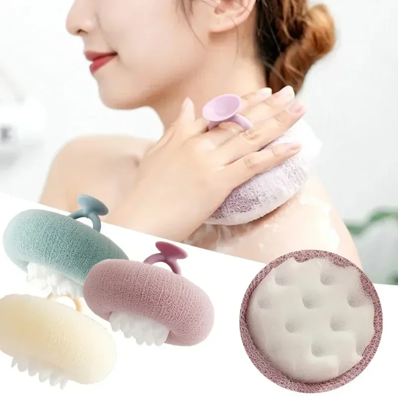 

Sunflower Shower Ball Super Soft Massage Bath Ball Bath Towel Mud Sponge Bathroom Accessories with Suction Cup Round Brush