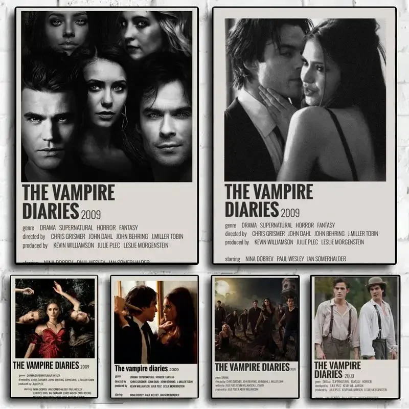 The Vampire Diaries Movie ,Art Picture Print Silk Poster ,Home Wall Decor