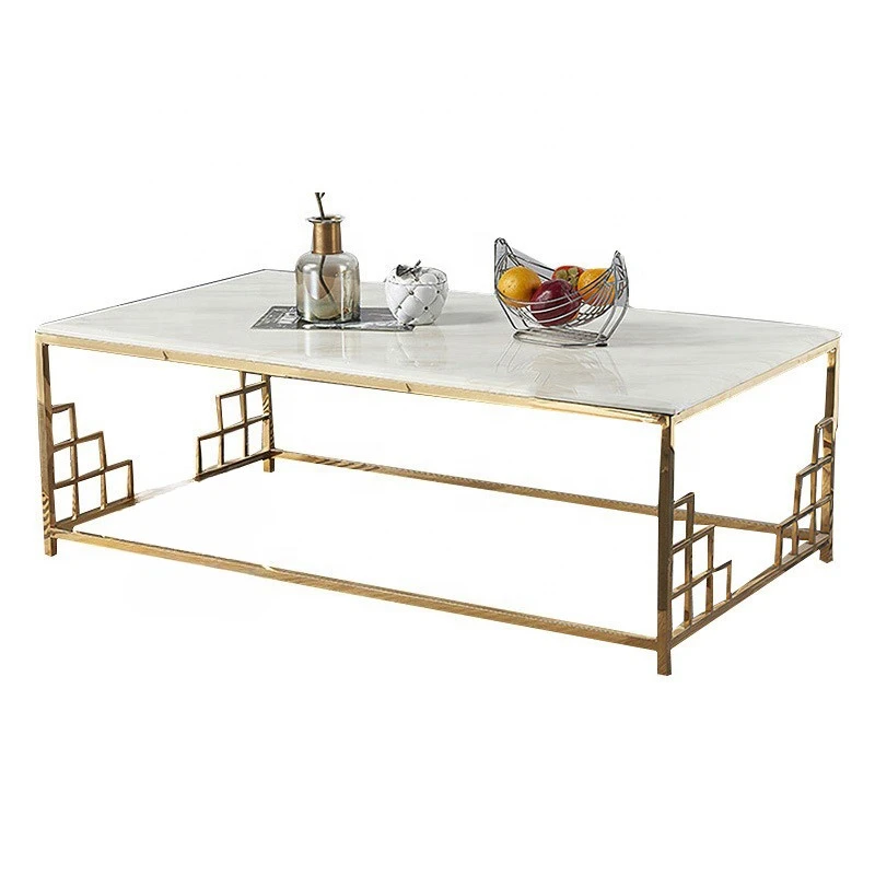 

Simple, modern, coffee table, living room, tempered glass, creative, artistic, marble, Nordic