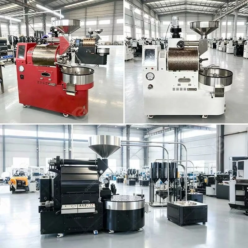 2kg 6kg 15kg 30kg 400kg 5 200 Kg Tostadora De Cafe Coffee Roaster Fully Automatic Industrial Roasting Machine