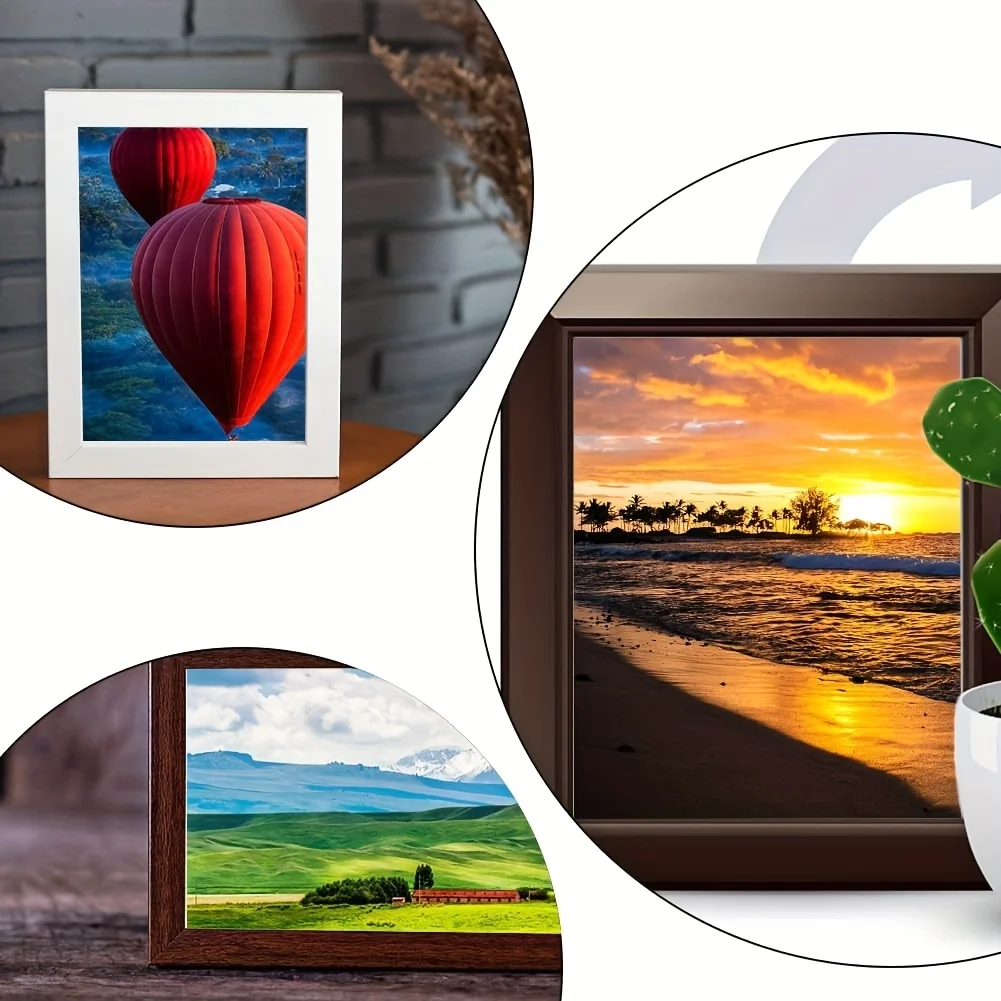 ESHANG 180G/200G Photo Paper 5×7 inch Size Glossy Photo Paper Paper for Inkjet Printer 100 Sheets