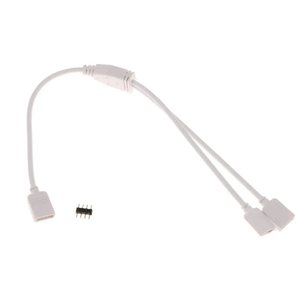 LED Strip Light Linker Splitter Cable for RGB Strip 4 Pin Female 1 to 4 Way ABS Connector Extend Wire