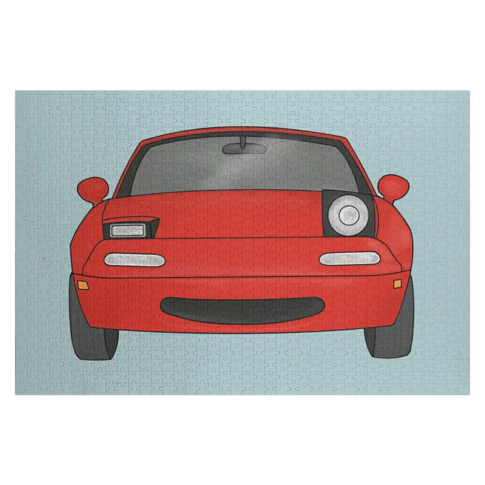 Miata MX5 red - wink Jigsaw Puzzle Customs With Photo Adult Wooden Wooden Compositions For Children Personalized Name Puzzle