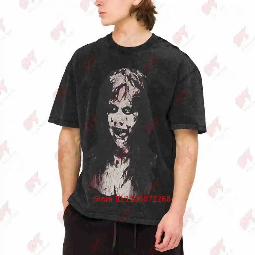 The Exorcist Vintage Promo Vintage Washed Tee Pure Cotton T-Shirt