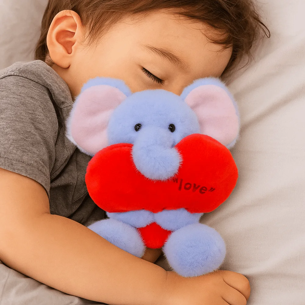 PP Katoen Hold Hart Konijn Pluche Pop Interactieve Handgemaakte Hart Beart Knuffelpop Pluizige Collectie