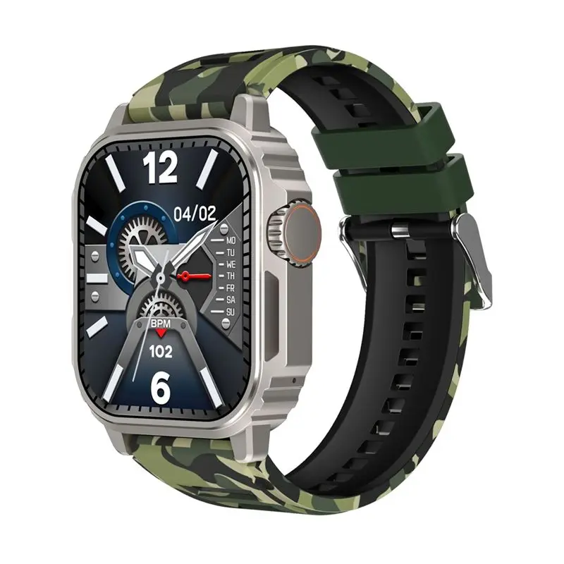 

Умные часы BNVN-Smart Watch Tw11 для мужчин: Bluetooth-звонки, компас, спорт, музыка, погода, полноэкранный сенсорный круглый дисплей, четкое изображение, серебристые