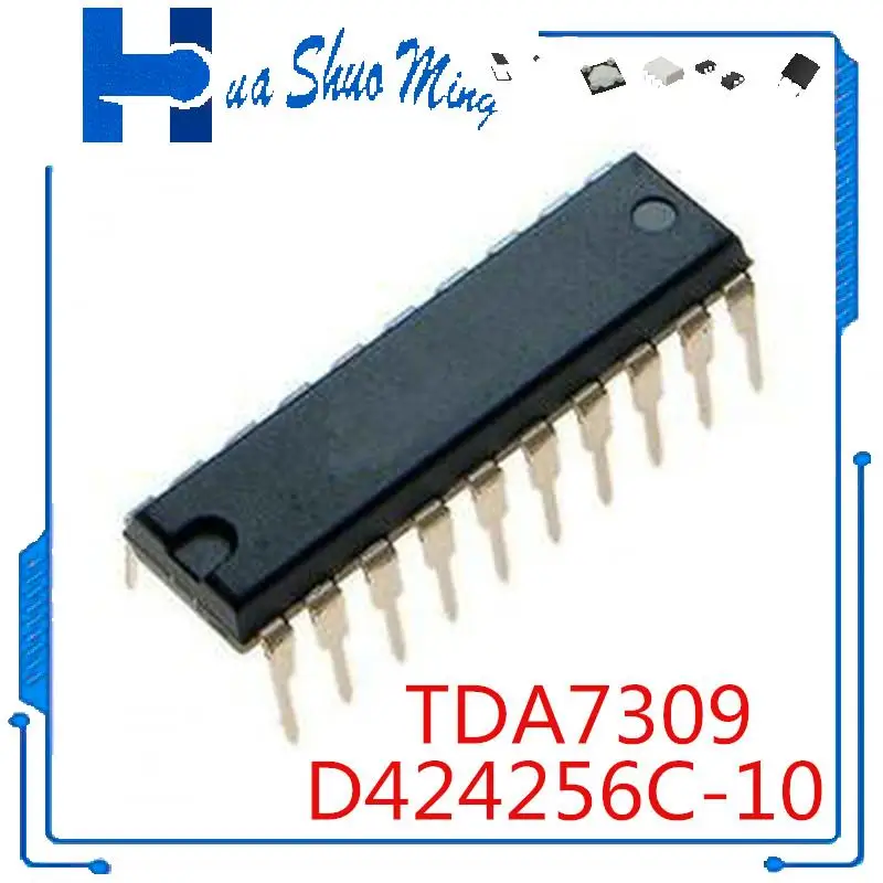 5Pcs/Lot TDA7309 A7309  D424256C-10 DIP20