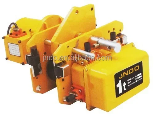 Portable Manual Chain Block Warehouse Cargo Lifter Plain Hand Trolley Beam Trolley