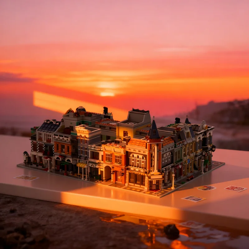 20213pcs MOC 8in1 Modular Alternative Builds Modular Buildings Model Building Blocks Toys Construction Christmas Gifts Idea