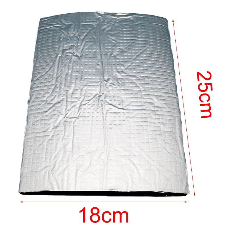 10 Sheets Sound Deadener Heat Insulation Mat Car Van Sound Proofing Deadening Insulation Car Hood Insulation Silent 5mm