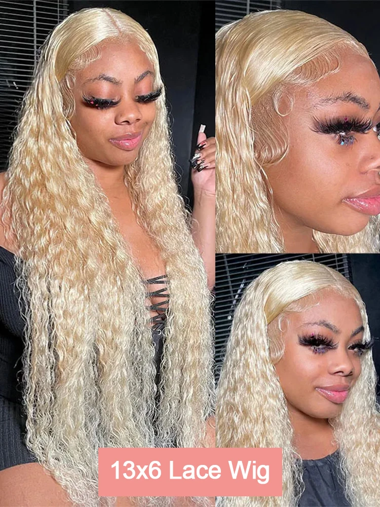 613 Honey Blonde 13x6 HD Transparent Lace Frontal Wig Loose Deep Wave Human Hair  Pre-Plucked Glueless Ready to Wear Wig Ships from US Warehouse for Black Women