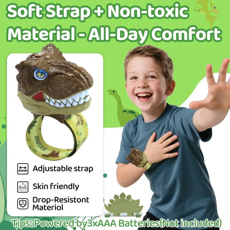 1 زوج الكرتون ديناصور رئيس اسلكية تخاطب الاطفال لعبة جهاز الاتصالات داخلي متعة في الهواء الطلق اللعب الأسرة الاتصالات التفاعلية