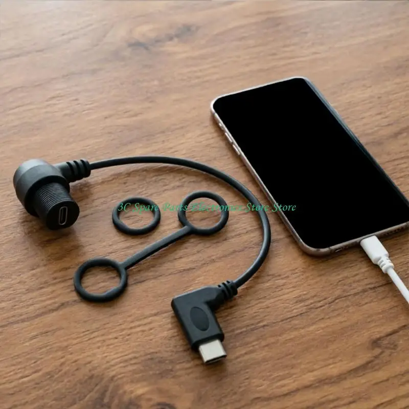 SZ Flexible Type C Data Cable 30cm Length Supports Fast 10Gbps Transfer And Charging