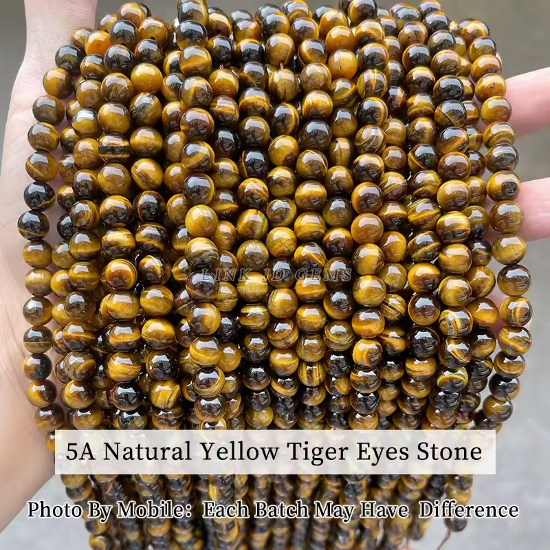 Natural Stone Golden Obsidian Bead Irisation Round Loose Spacer 4 6 8 10 12mm For Jewelry Making Diy Bracelet Necklace Accessory - Image 23