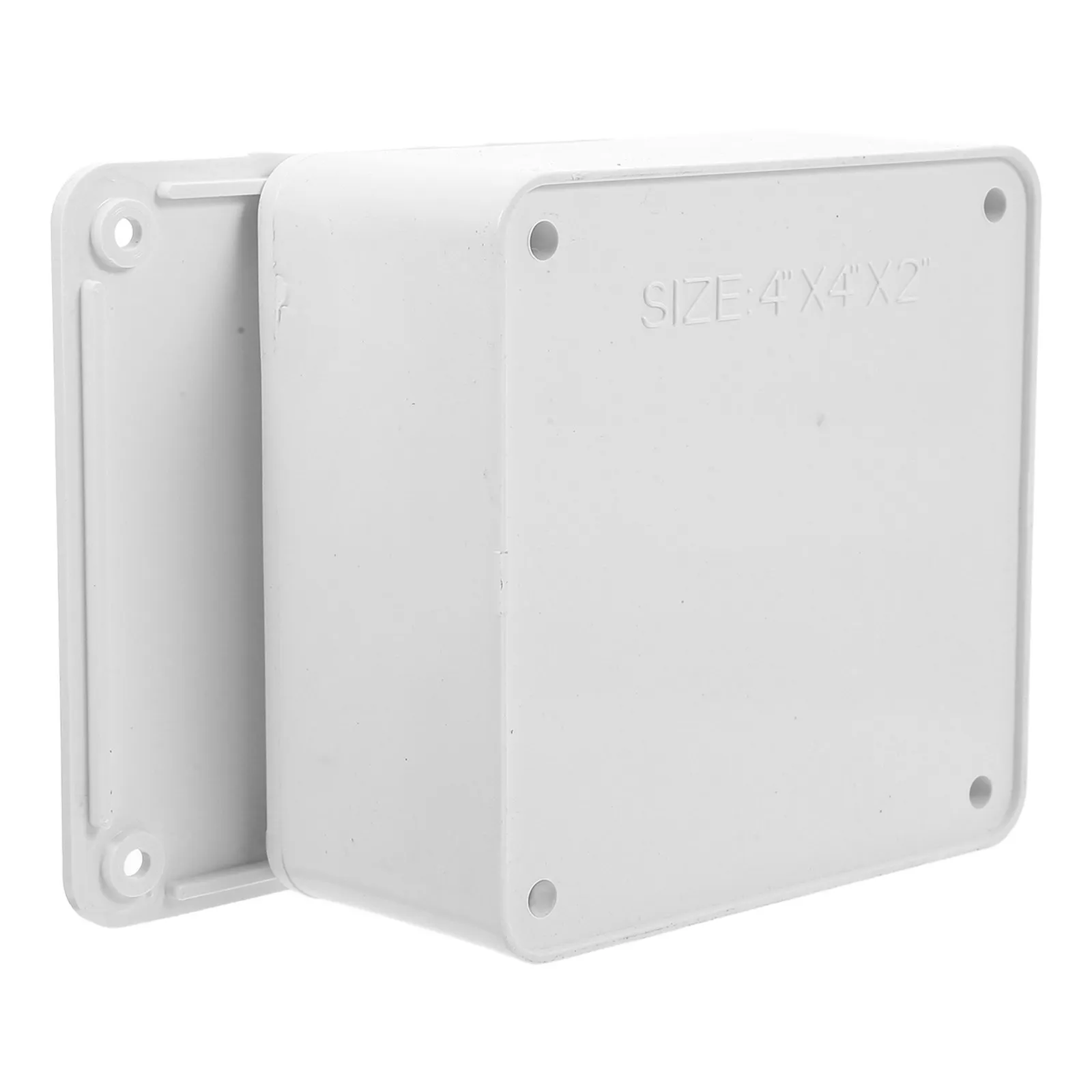 PVC Electrical Junction Box Plastic Project Box Waterproof Outdoor Small Electrical Enclosure Plastic Case Electric Housing