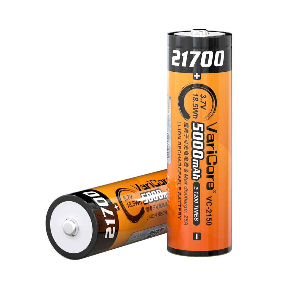 VeitoKala Lii-51G 21700 3.7V 5100mAh batterie lithium-ion haute capacité bricolage 24v 36v 48v 60v batteries rechargeables + pointe pointue