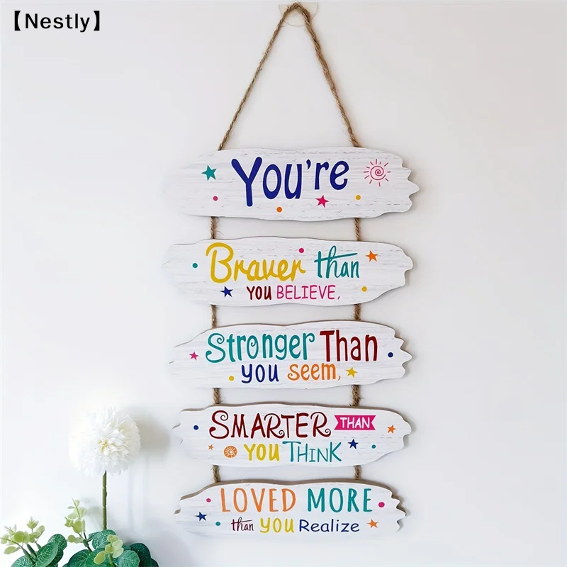 Placa suspensa inspiradora com - English Home Office avaliação e preço